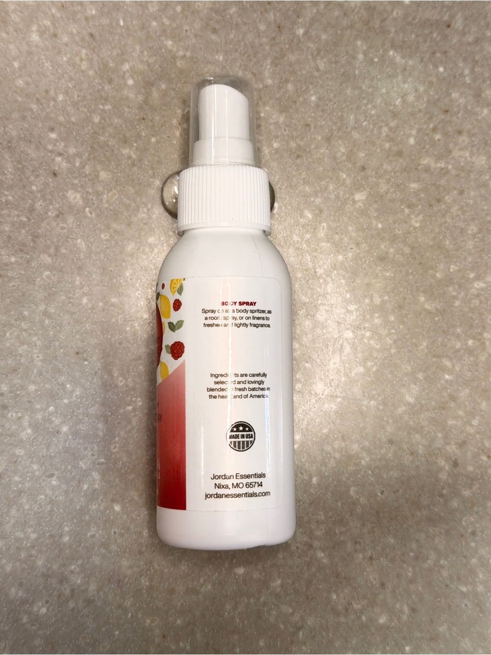 Jordan Essentials Raspberry Lemonade Magnesium Body Spray - Picture 2 of 2